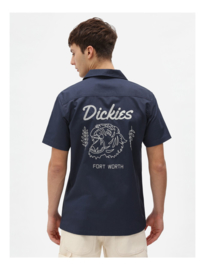 DICKIES HALMA SHIRT NAVY BLUE