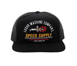 LOSER MACHINE GARY TRUCKER CAP BLACK