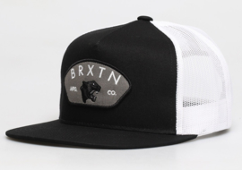 BRIXTON WAYLON MESH TRUCKER CAP BLACK WHITE