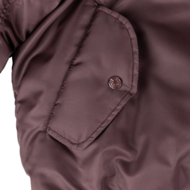 FOSTEX  MA-1 BOMBER JACK MAROON