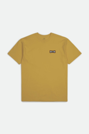 BRIXTON TRUSS T-SHIRT ANTIQUE GOLD