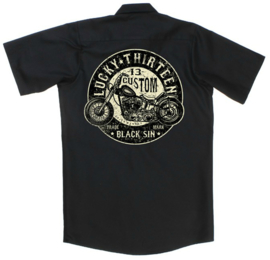 LUCKY 13 BLACK SIN  WORK SHIRT