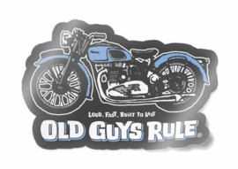 OLD GUYS RULE  'TRIUMPH' DECAL