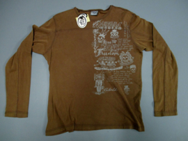 RIETVELD  NATION CHOCOLATE  LONGSLEEVE  T SHIRT