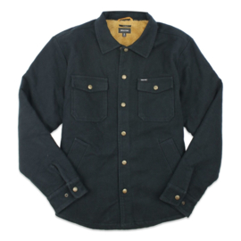 ​BRIXTON BOWERY LINED FLEECE  JACKET BLACK