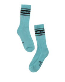 DARK SEAS  CARMEL SOCKS MINERAL BLUE