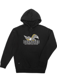 LOSER MACHINE GLORY BORN FREE HOODED FLEECE BLACK