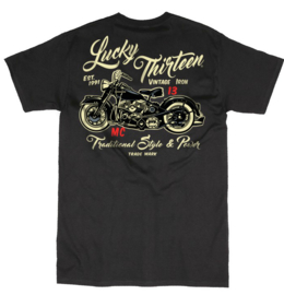 LUCKY 13 VINTAGE IRON  T SHIRT