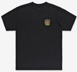 BRIXTON KIT T-SHIRT BLACK WORN WASH