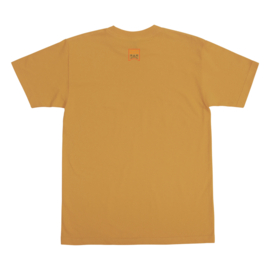 DARK SEAS IN BLOOM PIGMENT T-SHIRT MUSTARD GOLD