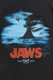 DARK SEAS X JAWS SUPER THRILLER T-SHIRT BLACK