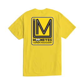 ​LOSER MACHINE X MOONEYES RACE TRACK T-SHIRT YELLOW