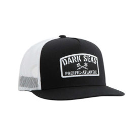 DARK SEAS SHASTA HAT CAP BLACK/WHITE