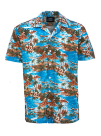 DICKIES BLOSSVALE SHIRT OCEAN