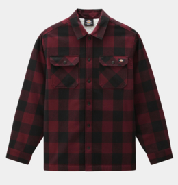 DICKIES SHERPA LINED SACRAMENTO SHIRT MAROON