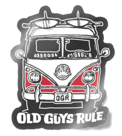 OLD GUYS RULE GOOD VIBES DECAL