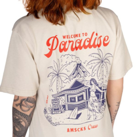 AMERICAN SOCKS WELCOME TO PARADISE  T-SHIRT BEIGE