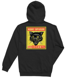 LOSER MACHINE BLACK CAT PULLOVER HOOD