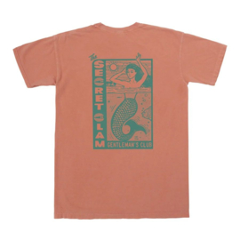 DARK SEAS SECRETS PIGMENT T-SHIRT SUNSET CORAL