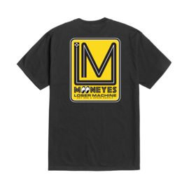 LOSER MACHINE X MOONEYES RACE TRACK  T-SHIRT BLACK