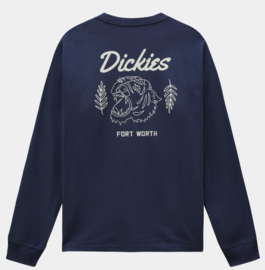 DICKIES HALMA  LONGSLEEVE T-SHIRT NAVY BLUE