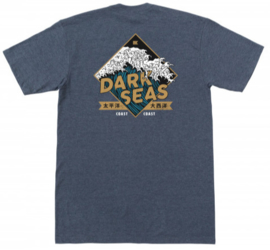 DARK SEAS TRADITION  T SHIRT NAVY HEATHER