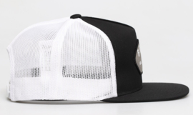 BRIXTON WAYLON MESH TRUCKER CAP BLACK WHITE