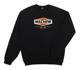 LOSER MACHINE  OVERDRIVE HEAVYWEIGHT CREWNECK BLACK