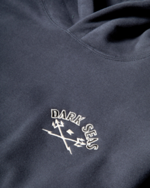 DARK SEAS BURKHART HEAVYWEIGHT CUSTOM FLEECE  NAVY