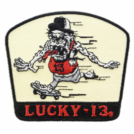 LUCKY 13 SKATEBOARD SLOBBER PATCH