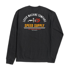 LOSER MACHINE SPARK PLUG LONG SLEEVE T-SHIRT BLACK