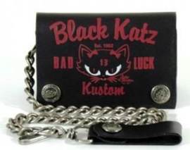 LUCKY 13  LADIES WALLET BLACK KATZ