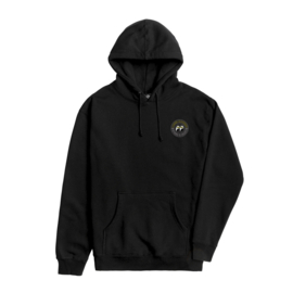 LOSER MACHINE X MOONEYES  FLEECE HOODIE FACTORY TEAM II  BLACK