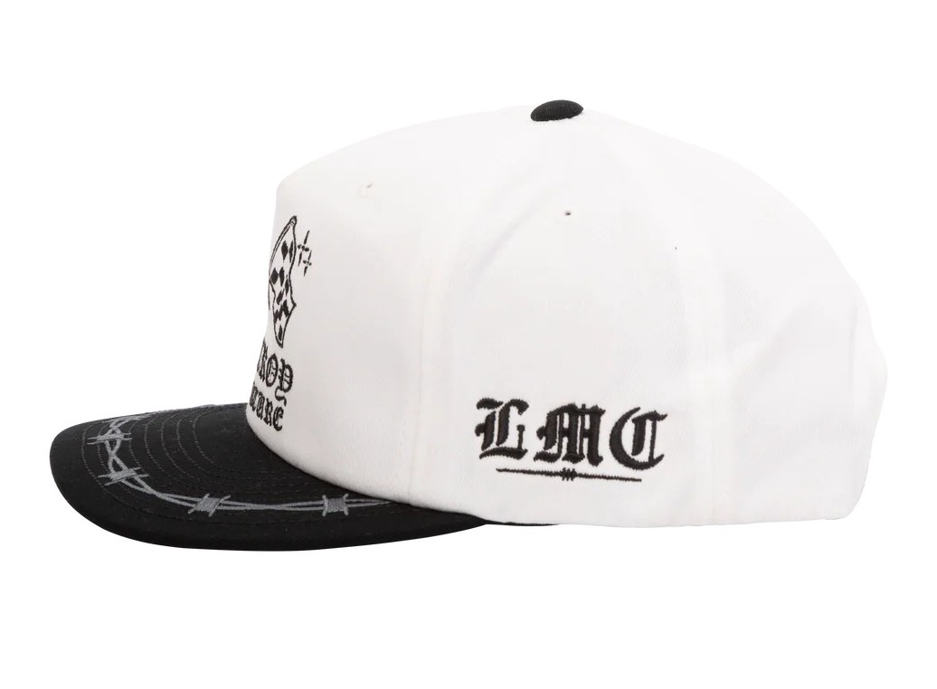 LOSER MACHINE BLITZ HAT SNAPBACK WHITE / BLACK
