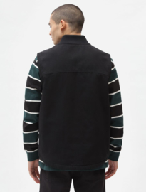 DICKIES DUCK CANVAS VEST BLACK