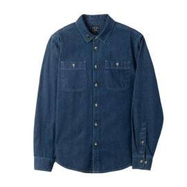 DARK SEAS LONE PINE WOVEN DENIM SHIRT