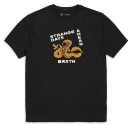 BRIXTON STRANGE DAYS T SHIRT BLACK