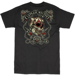 LUCKY 13  DEAD TATTOO  SHORT SLEEVE TEE SHIRT