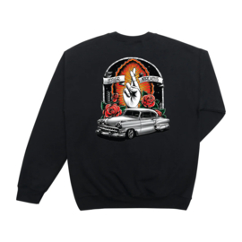 LOSER MACHINE BEL AIR HEAVYWEIGHT CREWNECK BLACK