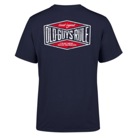 OLD GUYS RULE  'LOCAL LEGEND III' T-SHIRT - NAVY