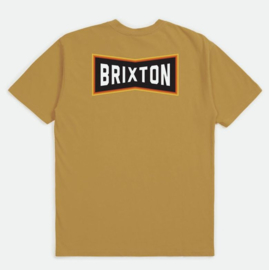 BRIXTON TRUSS T-SHIRT ANTIQUE GOLD