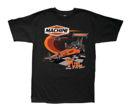 LOSER MACHINE TOP FUEL HEAVYWEIGHT T-SHIRT BLACK