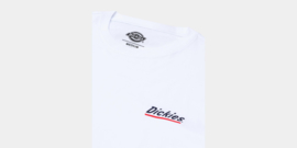 DICKIES FEDERAL DAM LONGSLEEVE T-SHIRT WHITE