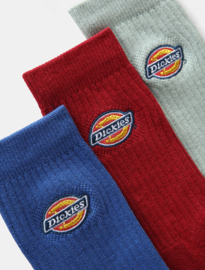 DICKIES VALLEY GROVE SOCK BIKING RED 3-PACK