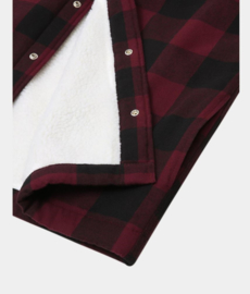 DICKIES SHERPA LINED SACRAMENTO SHIRT MAROON