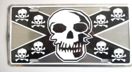 KENTEKENPLAAT  REBEL SKULLS