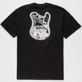 BRIXTON FENDER  HIGHWAY T-SHIRT BLACK