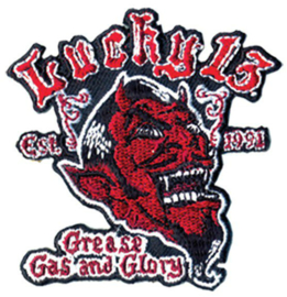 LUCKY 13 GREASE, GAS & GLORY PATCH