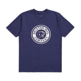 BRIXTON FORTE S/S STANDARD TEE PATRIOT BLUE