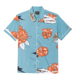 DARK SEAS TILLMAN WOVEN SHIRT BLUE
